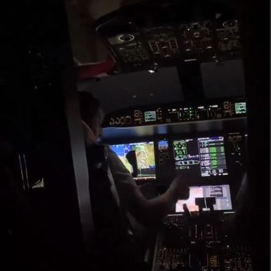 Rebel Wilson gave fans a glimpse at the cockpit from the private jet she took to Ireland.