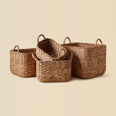 Rounded rectangular baskets: $15 to $40