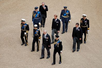 prince harry queen funeral