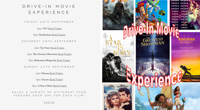 A wide selection of movies will be on offer with tickets on sale now.