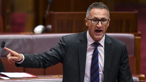 Greens leader Richard Di Natale has denied his energy plans will cost jobs.