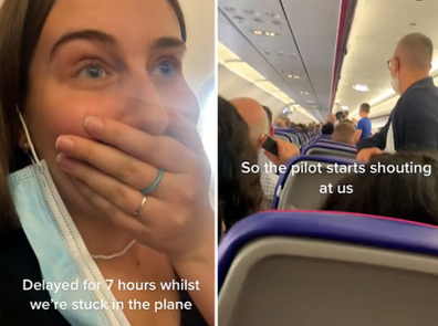 pilot shouts at passengers