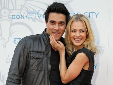 James Stewart and Jessica Marais in 2015