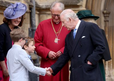 Royals attend Easter Sunday service, March