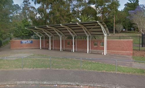 Staff and students of Pennant Hills High School were informed of the boy's death this morning. Picture: Google Maps