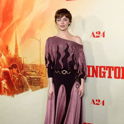 Eddington: Emma Stone, Dave McCary, Joaquin Phoenix, Luke Grimes and Ari Aster attend Eddington premiere