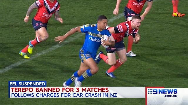 Terepo suspended by Eels