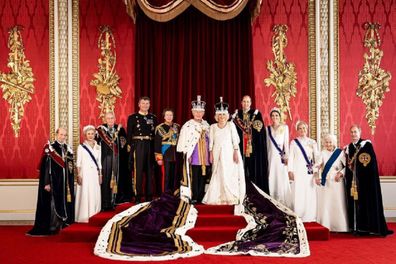 The Royal Family official coronation portrait