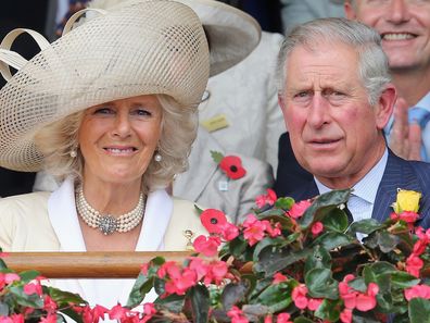 Prince Charles and Camilla at Melbourne Cup 2012.