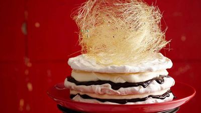 Click through for our&nbsp;<a href="http://kitchen.nine.com.au/2016/05/16/13/36/layered-meringue-torte" target="_top">Layered meringue torte</a>&nbsp;recipe
