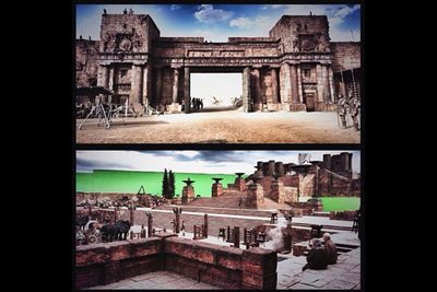 "The most amazing movie set I've ever stepped foot on. A year to build. Size of a football stadium. Truly an honour playing this role. #SonOfZeus #HomageToGreece #Mythology #HERCULESMovie"