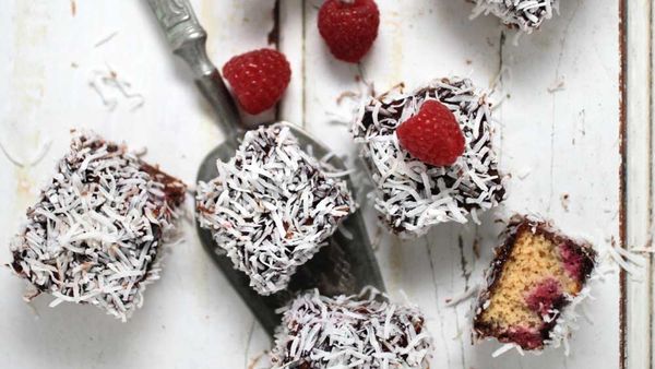 Teresa Cutter's healthy lamingtons recipe