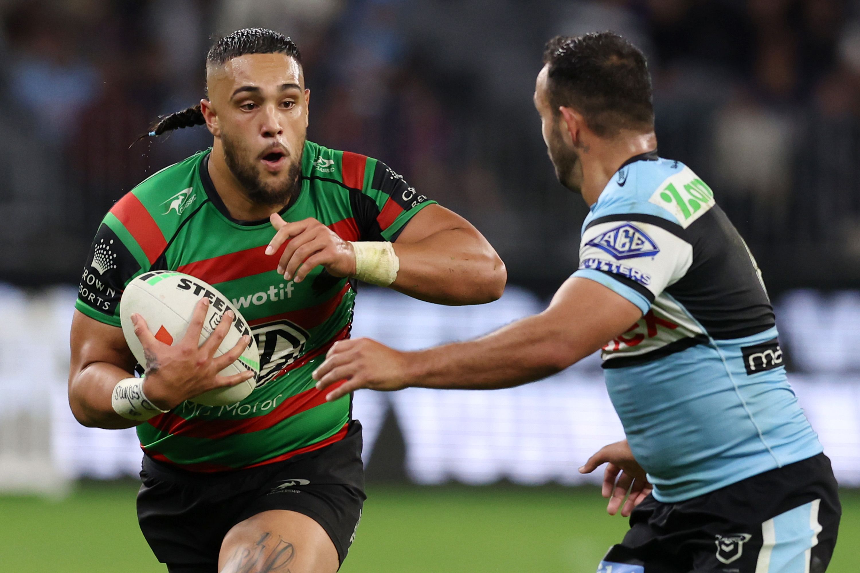 Roosters blow as Rabbitohs wrecking ball Keaon Koloamatangi inks extension