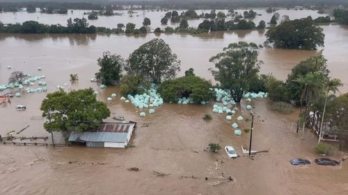 Floods in Taree, NSW