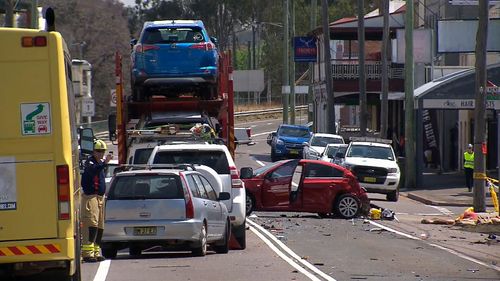 Rodney Johnson has pleaded guilty to 11 charges over a fiery 2017 truck crash.