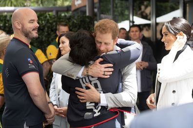 Prince Harry congratulates UK Invictus Games athlete.