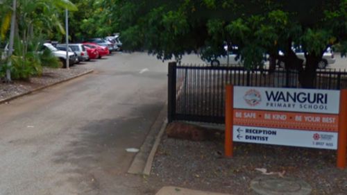 Authorities say the boy died near Wanguri Primary School in Darwin. (Google Maps).