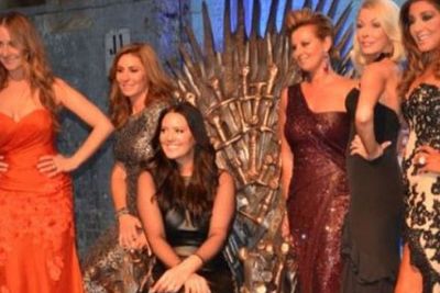 <i>The Real Housewives of Melbourne</I> take over the <i>Game of Thrones</i> chair.