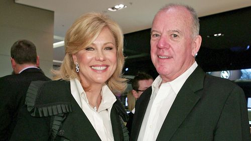 Willesee and fellow veteran TV journalist Kerri-Anne Kennerley in Bondi.