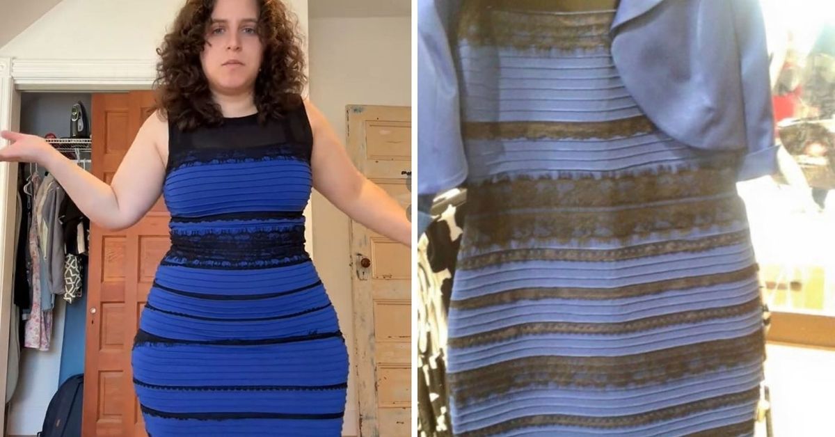 princess polly baby blue dress Gold and white or blue and black?' optical illusion dress from 2015 found  at yard sale