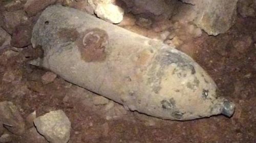 Unexploded bomb from WWII found in Darwin 