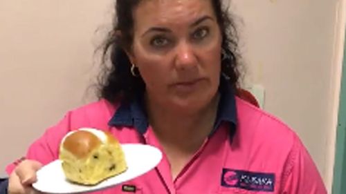 One hot cross bun could be enough to put you over the drink-drive limit.

At least that is the claim of a WA truckie, whose video appearing to prove it has gone viral.