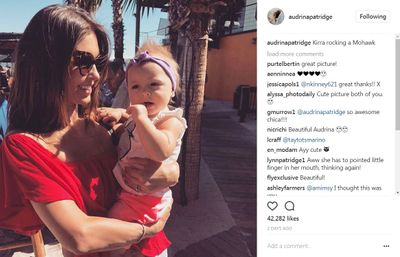 <p>Actress Audrina Patridge welcomed her baby girl Kirra Max Bohan with husband Corey Bohan, in June 2016.</p>