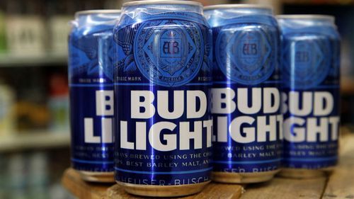 Canettes de bière Bud Light 
