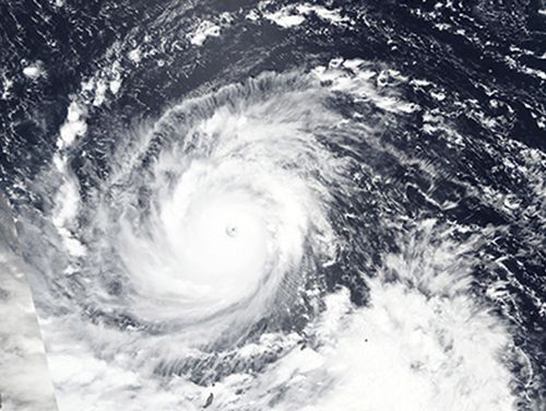 Super Typhoon Mangkhut churns west towards the Philippines having already taken out power in Guam.