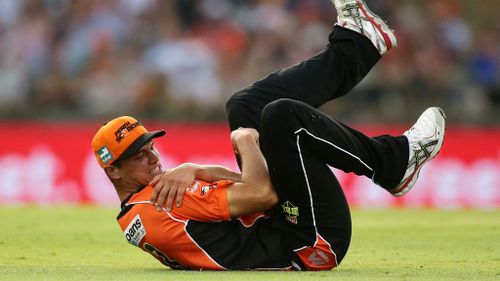 Test cricket hopeful Coulter-Nile dislocates shoulder in Big Bash League