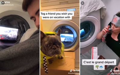 TikTok users turn laundry into plane