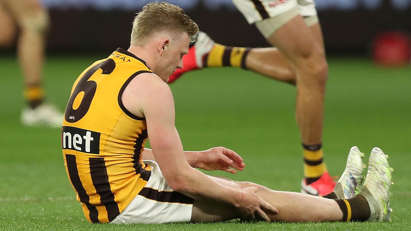 Hawthorn star James Sicily set to miss 12 months after scans reveal ruptured ACL