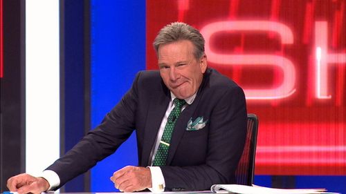 Newman has attracted controversy as host of The Footy Show.
