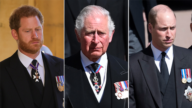 Prince Harry, Prince William, Prince Charles