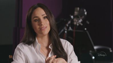 Meghan Markle on Good Morning America talking about the Disney documentary Elephant. 