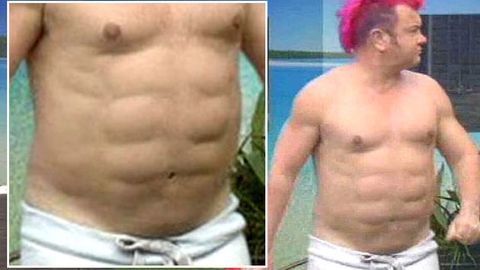 Celebrity Big Brother star reveals gross fake abs