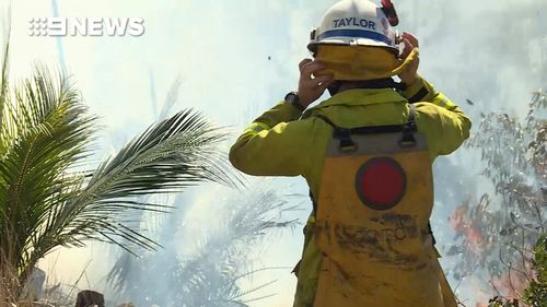 Authorities expect the fire to break containment lines and begin moving to Yeppoon and Lakes Creek.