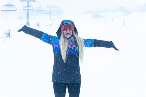 Up to 15cm of snow fell over Thredbo overnight, which has created ideal conditions for people travelling to the resort. Picture: Perisher.