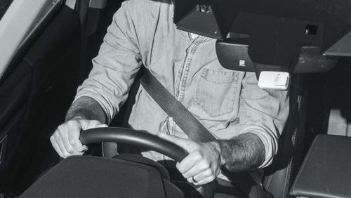 Tucking your seatbelt under your arm is considered an offence.