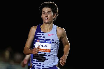 Cameron Myers racing at the 2024 Sydney Track Classic.