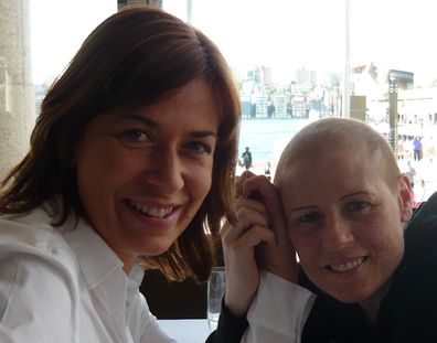 Pam and Sue LGFB plus cancer battle