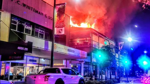 A blaze has destroyed an historic building in Camden.