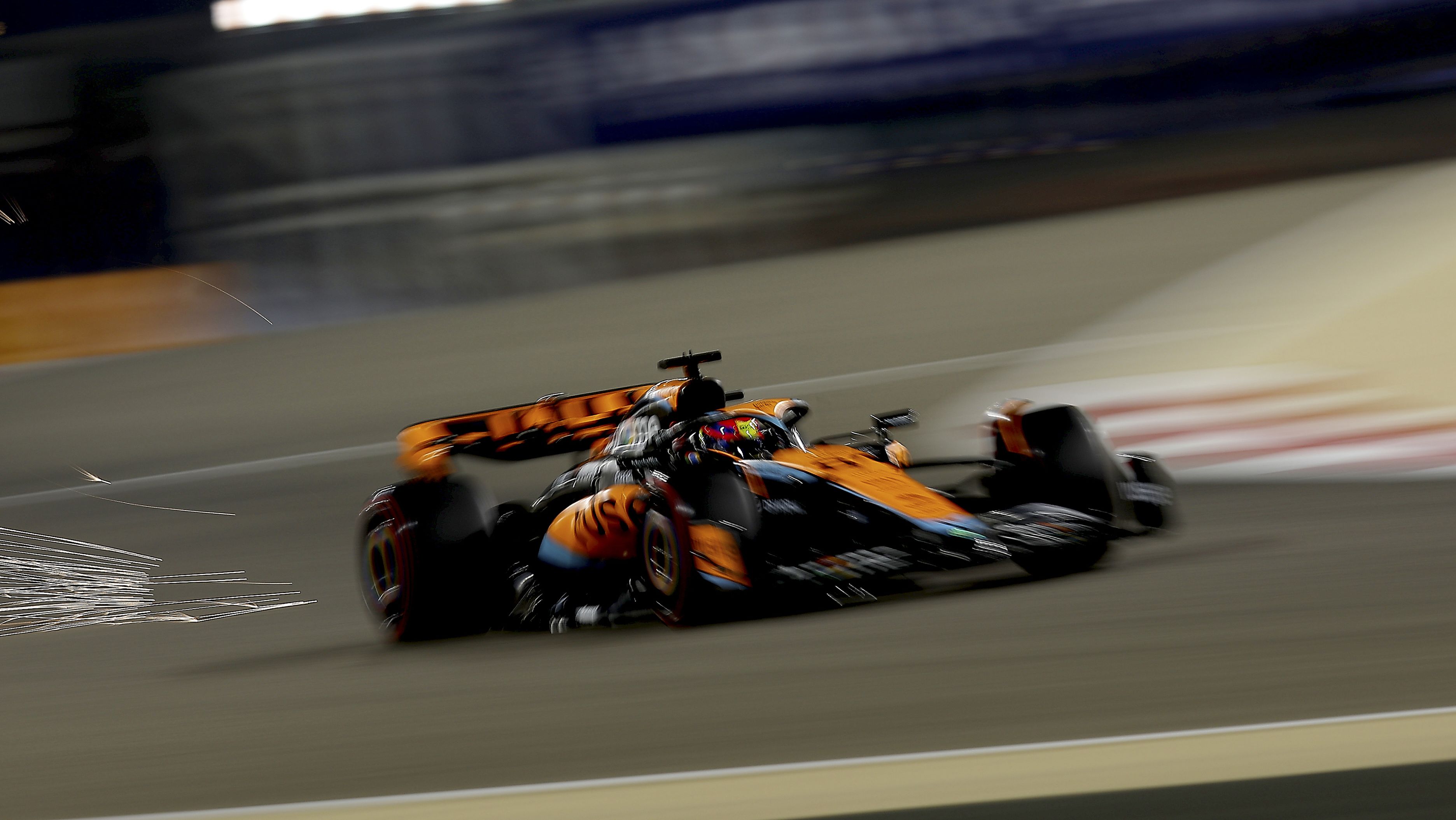 Oscar Piastri of Australia driving the McLaren MCL60 on track during qualifying ahead of the F1 Grand Prix of Bahrain. (Photo by Eric Alonso/Getty Images)