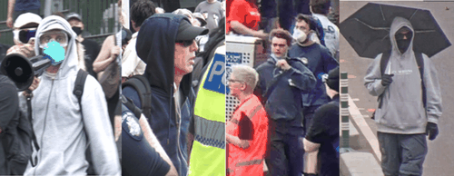 Polícia de Victoria procura manifestantes em Melbourne, outubro de 2025