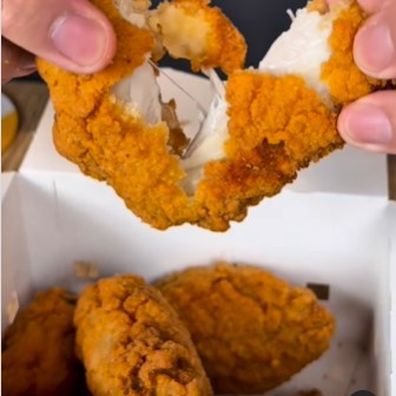 Aussie food content creator Adrian Widjy finds McWings in McDonalds West Ryde menu