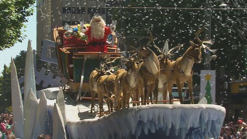 Hundreds of thousands of people have packed the streets of Adelaide in perfect weather conditions for the anticipated Christmas Parade.