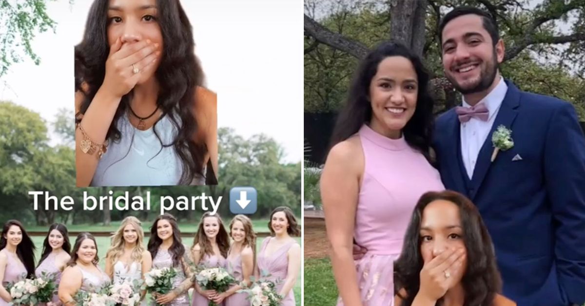Wedding guest mortified after turning up in an identical dress to the bridal party - 9Honey