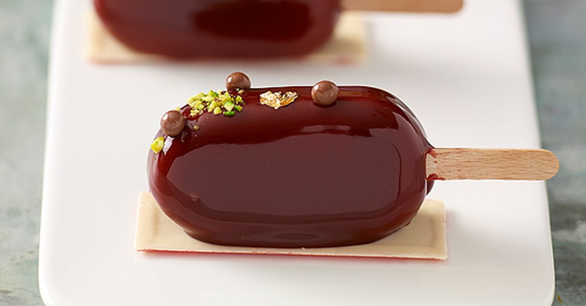 Apple and hazelnut chocolate popsicle - 9Kitchen