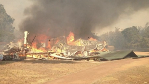 Countless homes have been damaged as bushfires continue burning through Western Australia. 