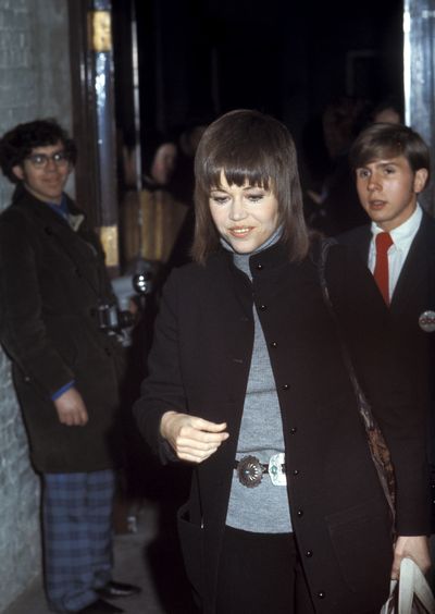 Jane Fonda at The Dick Cavett Show in 1970 in New York.